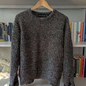 Peter England Charcoal Confetti Sweater